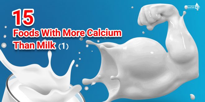 15 Foods With More Calcium Than Milk (I)