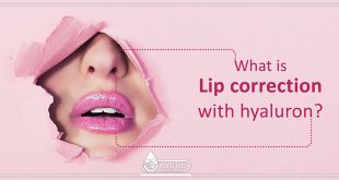 What is Lip correction with hyaluron?